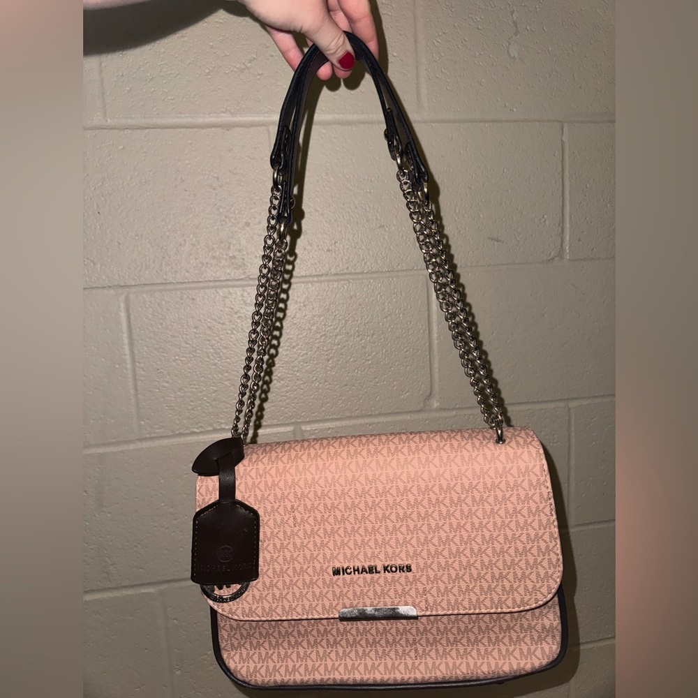 Michael Kors pink shoulder bag